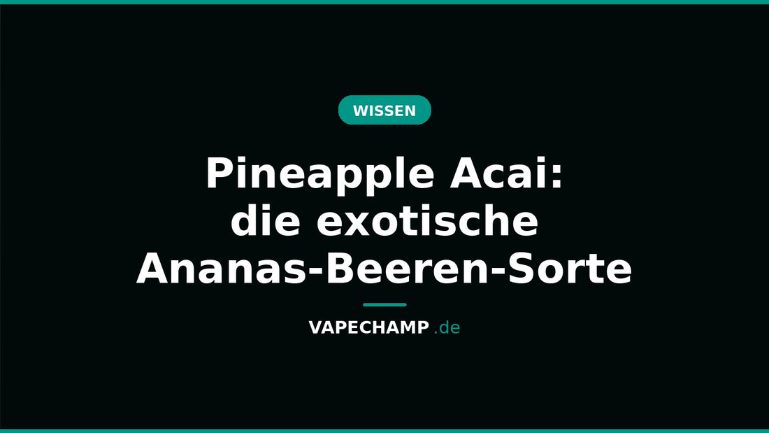 Pineapple Acai: die exotische Ananas-Beeren-Sorte – Ratgeber bei Vapechamp.de