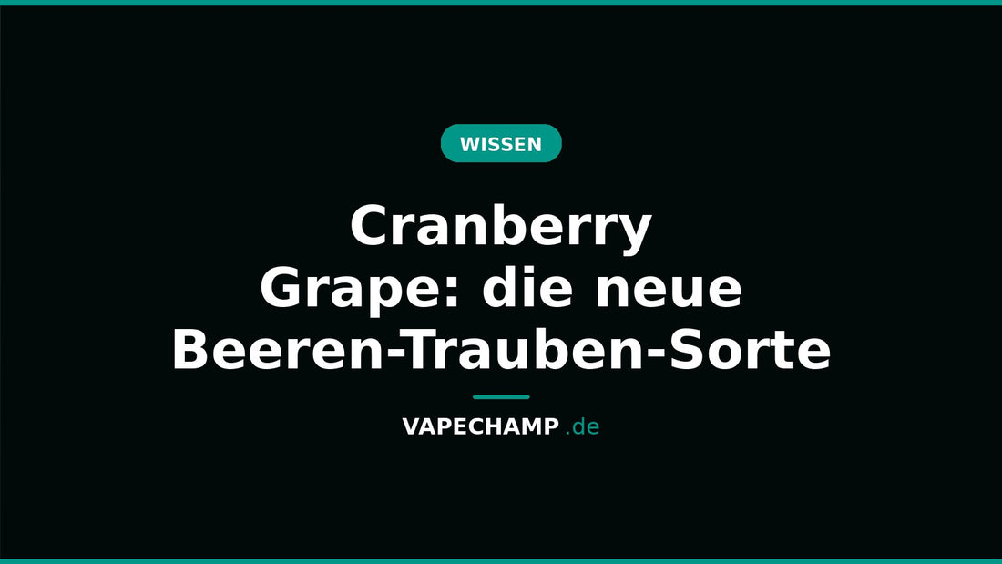 Cranberry Grape: die neue Beeren-Trauben-Sorte – Ratgeber bei Vapechamp.de