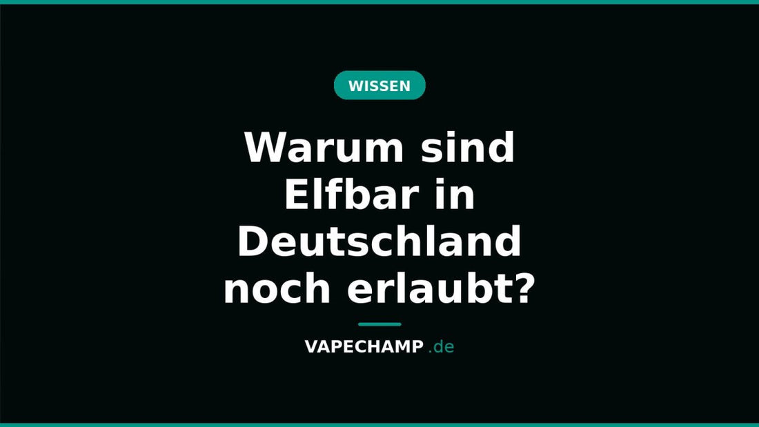 Warum sind Elfbar in Deutschland noch erlaubt? - Vapechamp.de