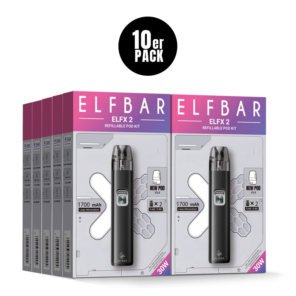 Elfbar ELFX 2 Kit – Matte Black (Ansicht 3)