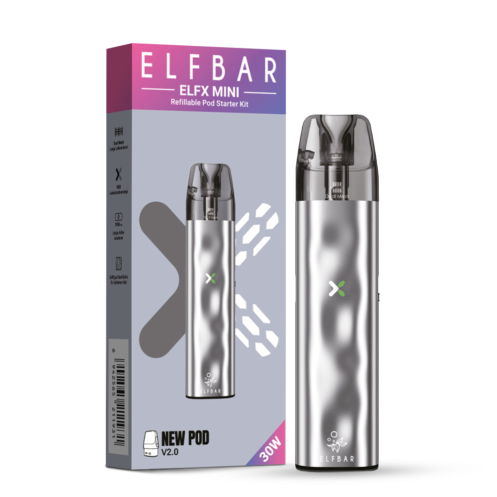 Elfbar ELFX Mini Kit – Silver (Ansicht 2)