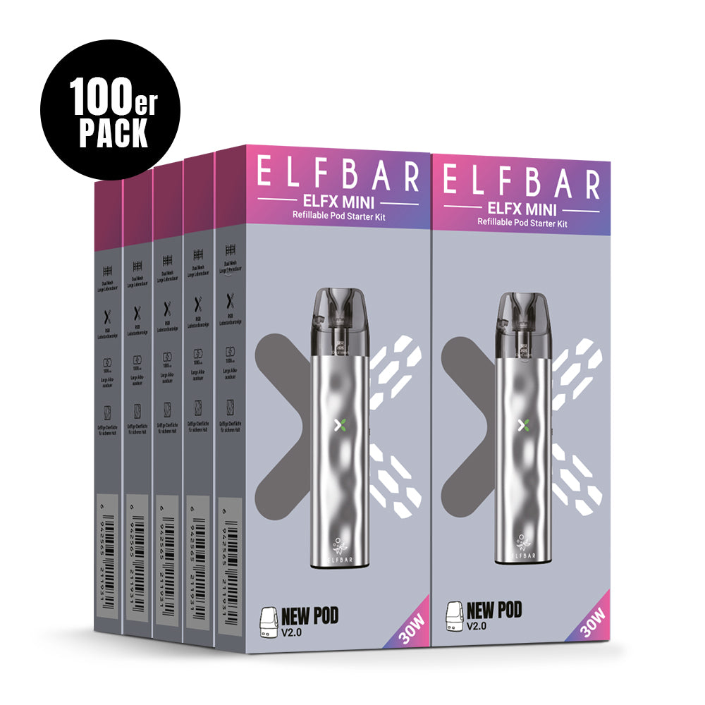 Elfbar ELFX Mini Kit – Silver (Ansicht 4)