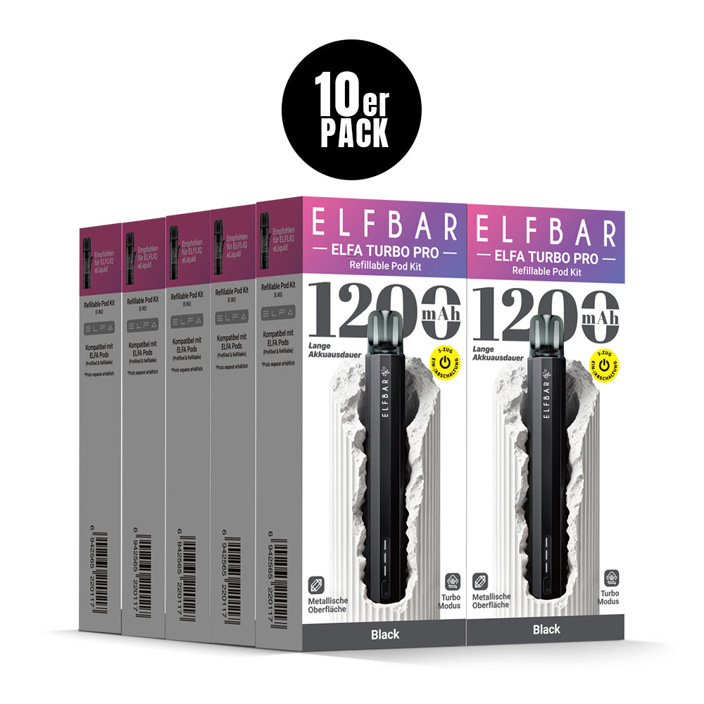 Elfbar ELFA Turbo Pro Kit – Black (Ansicht 3)