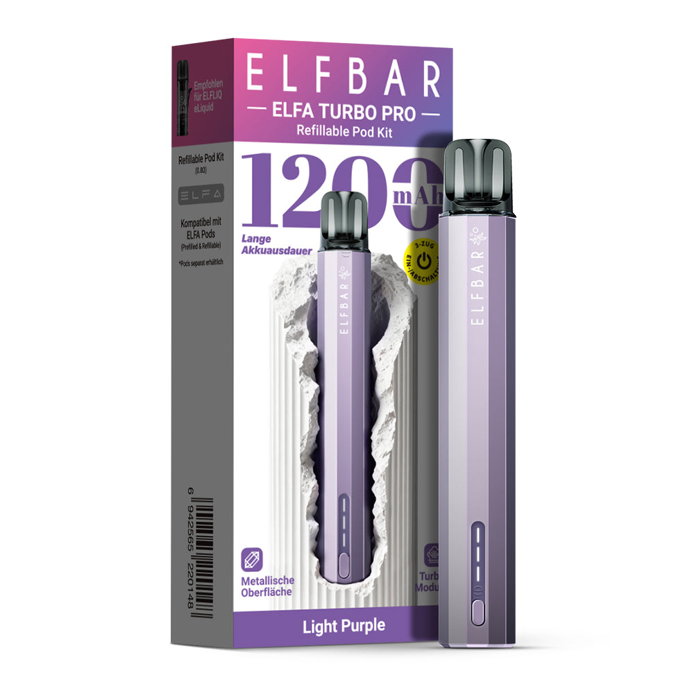 Elfbar ELFA Turbo Pro Kit – Light Purple (Ansicht 2)