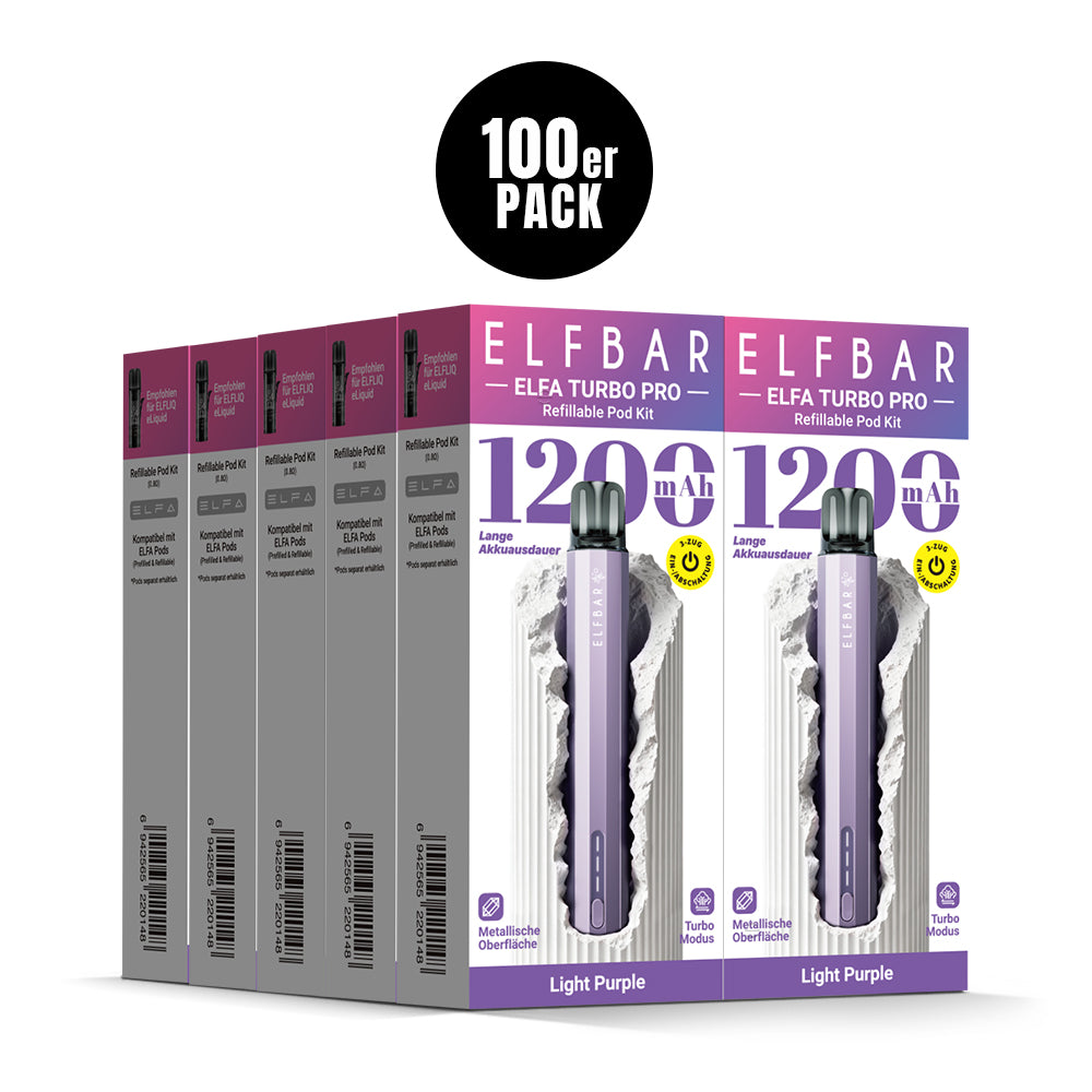 Elfbar ELFA Turbo Pro Kit – Light Purple (Ansicht 4)