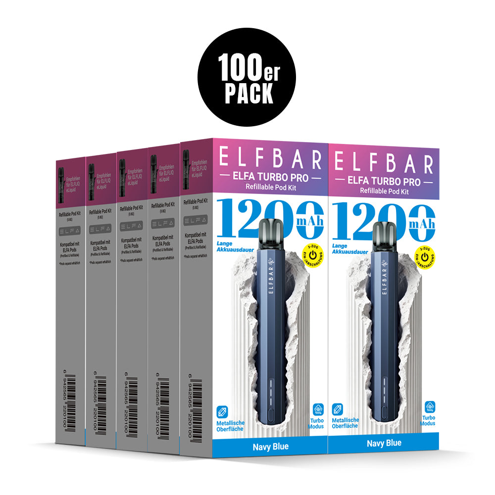 Elfbar ELFA Turbo Pro Kit – Navy Blue (Ansicht 4)