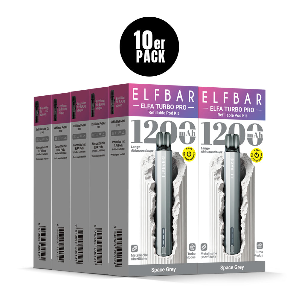 Elfbar ELFA Turbo Pro Kit – Space Grey (Ansicht 3)